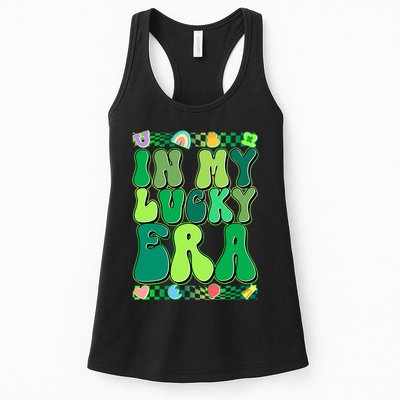 Retro St Patricks Day In My Lucky Era Womens Tank Top