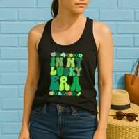 Retro St Patricks Day In My Lucky Era Womens Tank Top