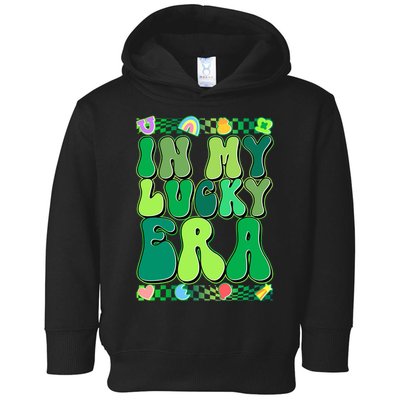 Retro St Patricks Day In My Lucky Era Toddler Hoodie