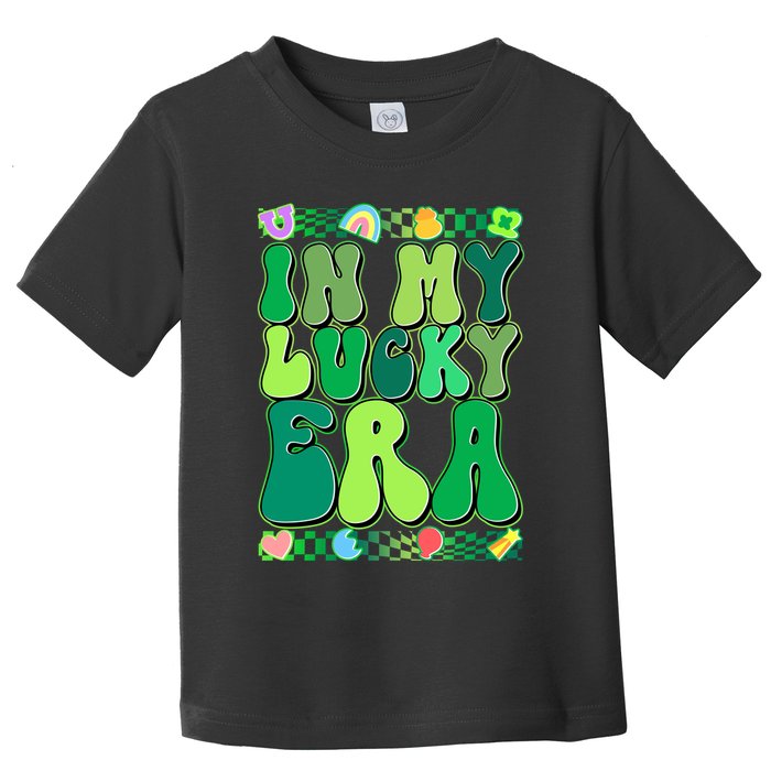 Retro St Patricks Day In My Lucky Era Toddler T-Shirt