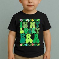 Retro St Patricks Day In My Lucky Era Toddler T-Shirt