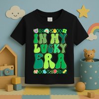 Retro St Patricks Day In My Lucky Era Toddler T-Shirt