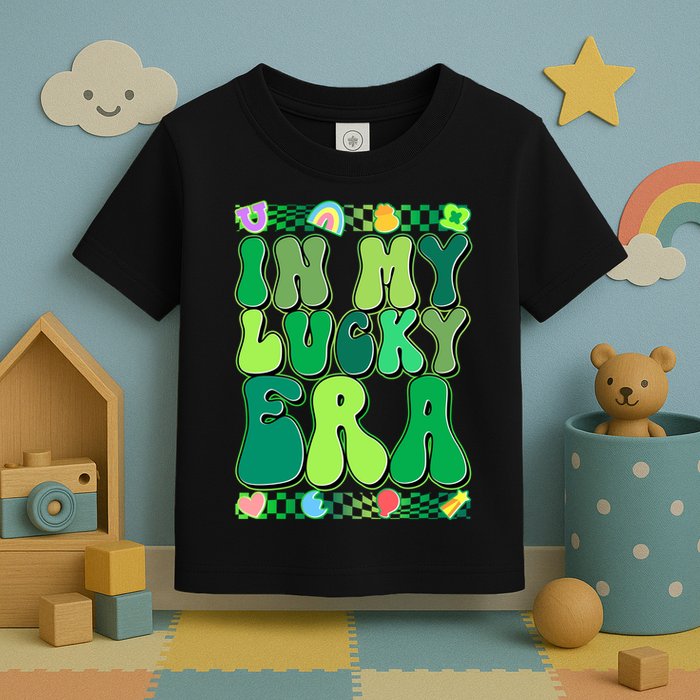 Retro St Patricks Day In My Lucky Era Toddler T-Shirt