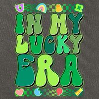 Retro St Patricks Day In My Lucky Era Cotton Canvas Backpack