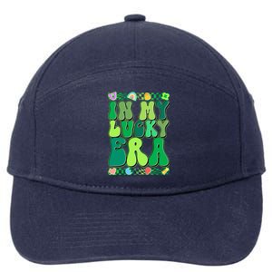 Retro St Patricks Day In My Lucky Era 7-Panel Snapback Hat