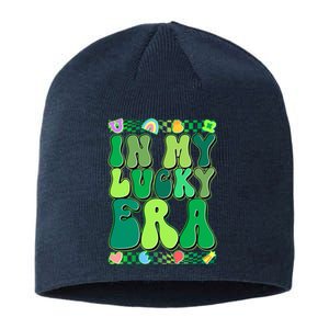 Retro St Patricks Day In My Lucky Era Sustainable Beanie