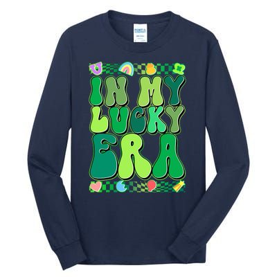 Retro St Patricks Day In My Lucky Era Tall Long Sleeve T-Shirt