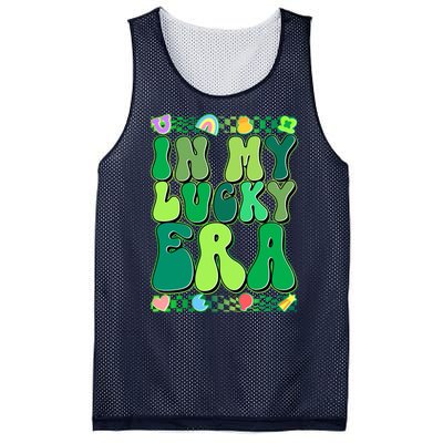 Retro St Patricks Day In My Lucky Era Mesh Reversible Basketball Jersey Tank