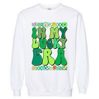Retro St Patricks Day In My Lucky Era Garment-Dyed Sweatshirt