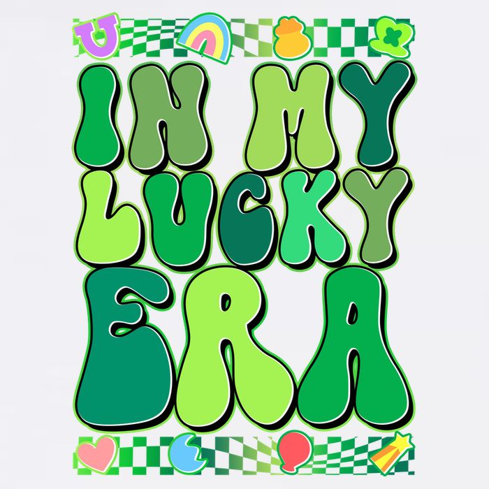 Retro St Patricks Day In My Lucky Era Garment-Dyed Sweatshirt