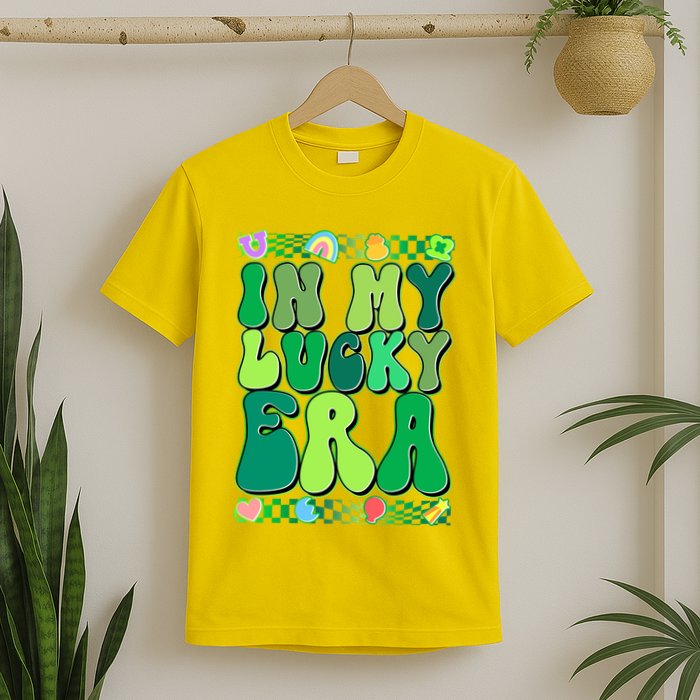 Retro St Patricks Day In My Lucky Era T-Shirt