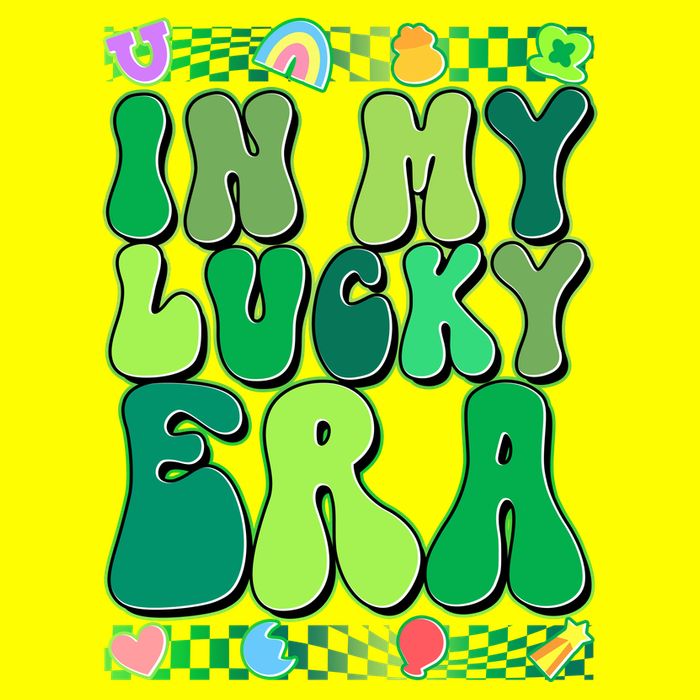 Retro St Patricks Day In My Lucky Era T-Shirt