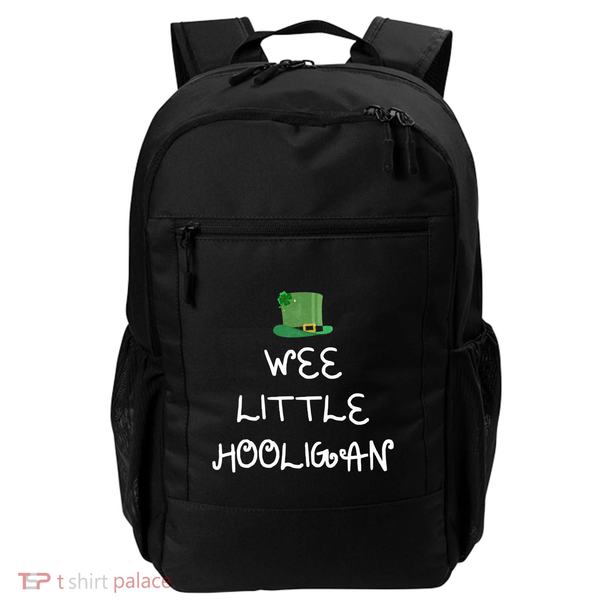 Retro St PatrickS Day Wee Little Hooligan Gift Daily Commute Backpack