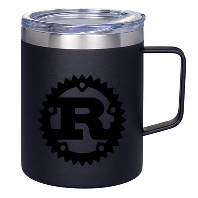 Rust Systems Programming Language 12oz Stainless Steel Coffee Mug