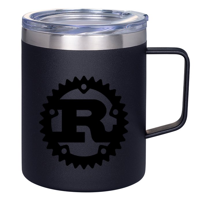 Rust Systems Programming Language 12oz Stainless Steel Coffee Mug