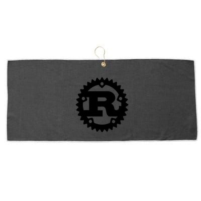 Rust Systems Programming Language Large Microfiber Waffle Golf Towel