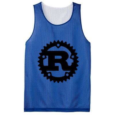 Rust Systems Programming Language Mesh Reversible Basketball Jersey Tank