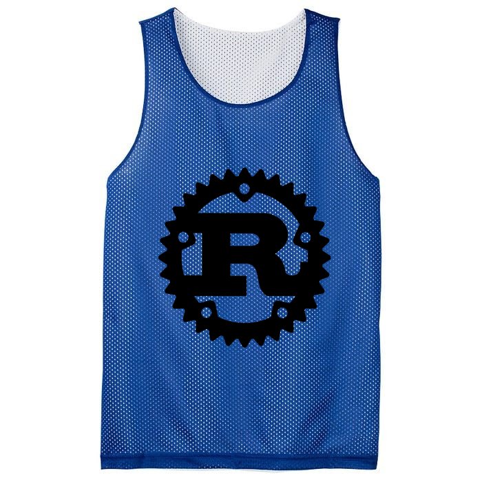 Rust Systems Programming Language Mesh Reversible Basketball Jersey Tank