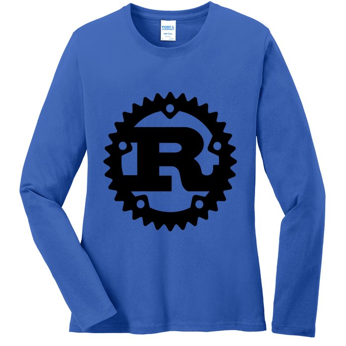Rust Systems Programming Language Ladies Long Sleeve Shirt