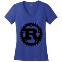 Rust Systems Programming Language Women's V-Neck T-Shirt