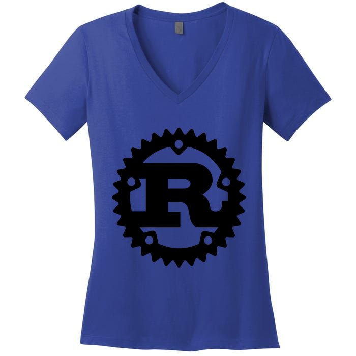 Rust Systems Programming Language Women's V-Neck T-Shirt