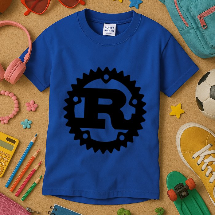 Rust Systems Programming Language Kids T-Shirt