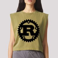 Rust Systems Programming Language Garment-Dyed Women's Muscle Tee