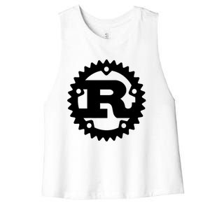 Rust Systems Programming Language Women's Racerback Cropped Tank