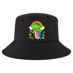 Rugby St Patricks Day Usa Flag Rainbow Shamrock Clover Gift Cool Comfort Performance Bucket Hat