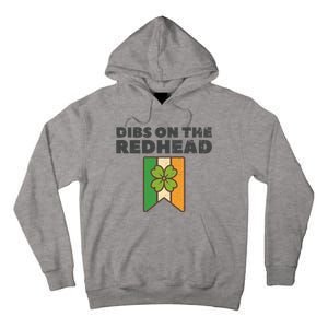 Retro St Patricks Day Dibs On The Redhead Funny Tall Hoodie