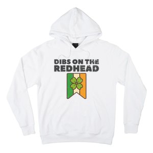 Retro St Patricks Day Dibs On The Redhead Funny Hoodie