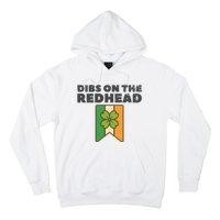 Retro St Patricks Day Dibs On The Redhead Funny Hoodie