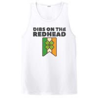 Retro St Patricks Day Dibs On The Redhead Funny PosiCharge Competitor Tank