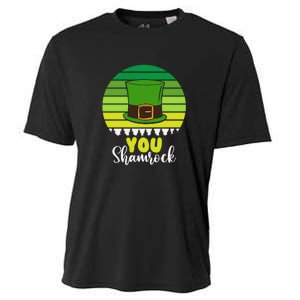 Retro St Patrick Day Leprechaun Hat You Shamrock Cooling Performance Crew T-Shirt