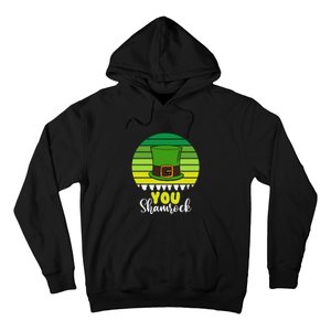 Retro St Patrick Day Leprechaun Hat You Shamrock Hoodie