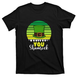 Retro St Patrick Day Leprechaun Hat You Shamrock T-Shirt