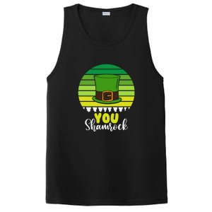 Retro St Patrick Day Leprechaun Hat You Shamrock PosiCharge Competitor Tank