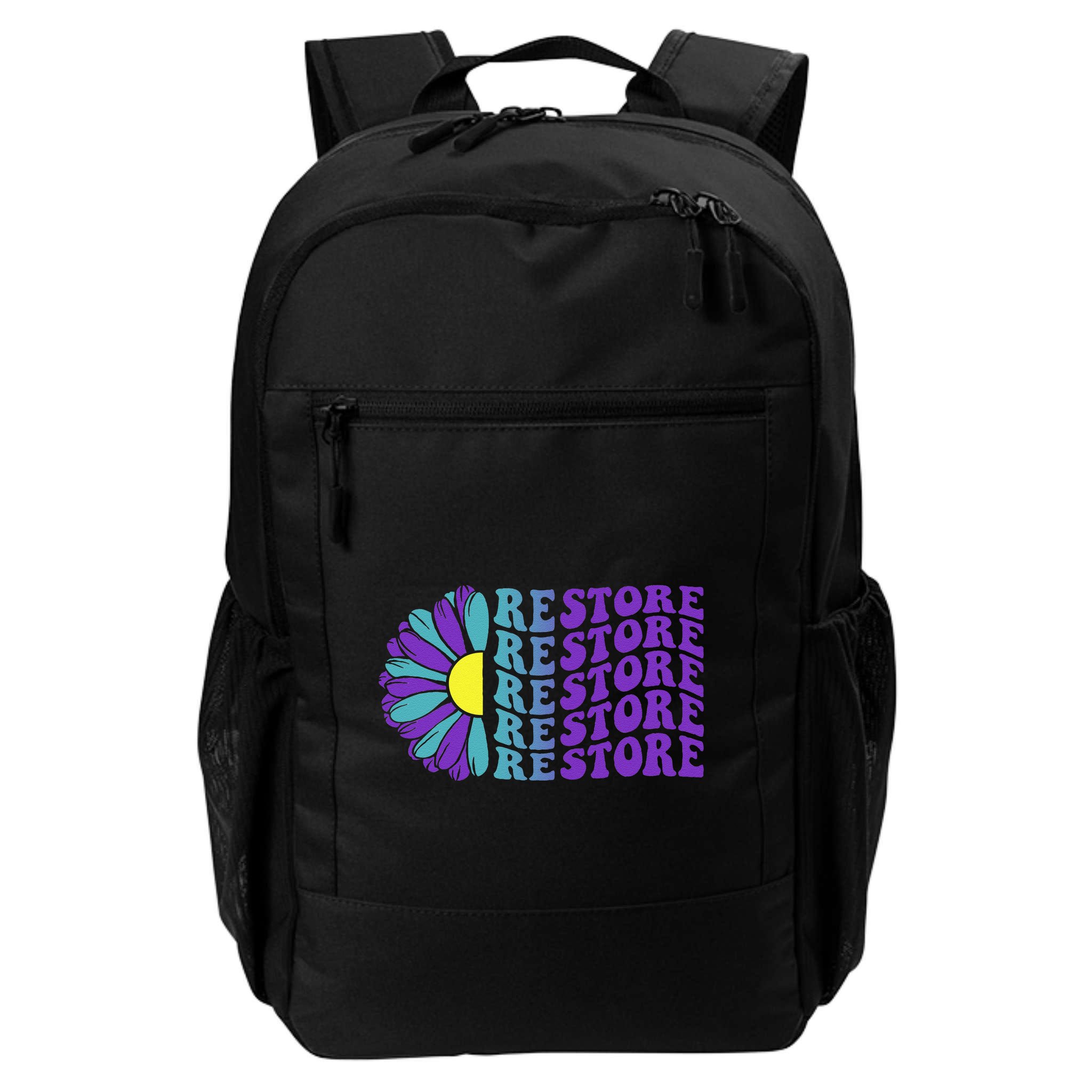 Restore Suicide Prevention Awareness Sunflower Backpack