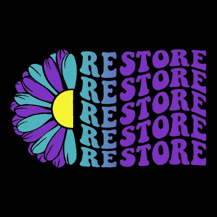 Restore Suicide Prevention Awareness Sunflower Zip Tote Bag