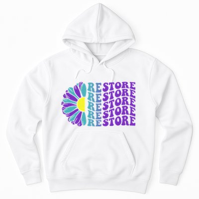 Restore Suicide Prevention Awareness Sunflower Hoodie