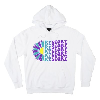 Restore Suicide Prevention Awareness Sunflower Hoodie