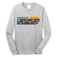 Retro St Pete Beach Florida Beach Long Sleeve Shirt