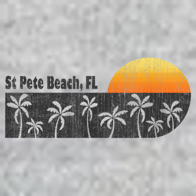 Retro St Pete Beach Florida Beach T-Shirt