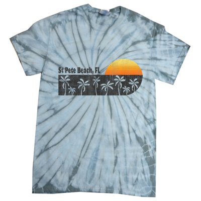 Retro St Pete Beach Florida Beach Tie-Dye T-Shirt
