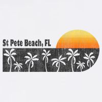 Retro St Pete Beach Florida Beach Cooling Performance Crew T-Shirt