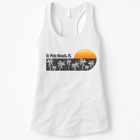 Retro St Pete Beach Florida Beach Womens Tank Top