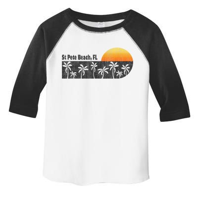 Retro St Pete Beach Florida Beach Toddler Fine Jersey T-Shirt