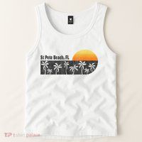 Retro St Pete Beach Florida Beach Tank Top