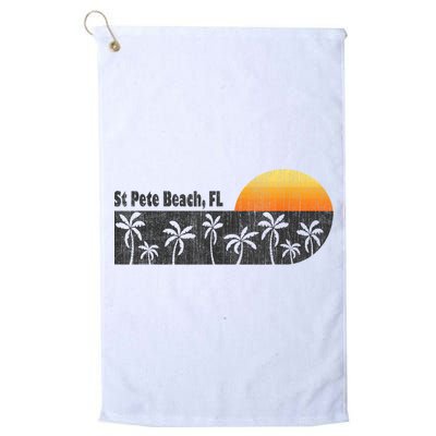 Retro St Pete Beach Florida Beach Golf Towel