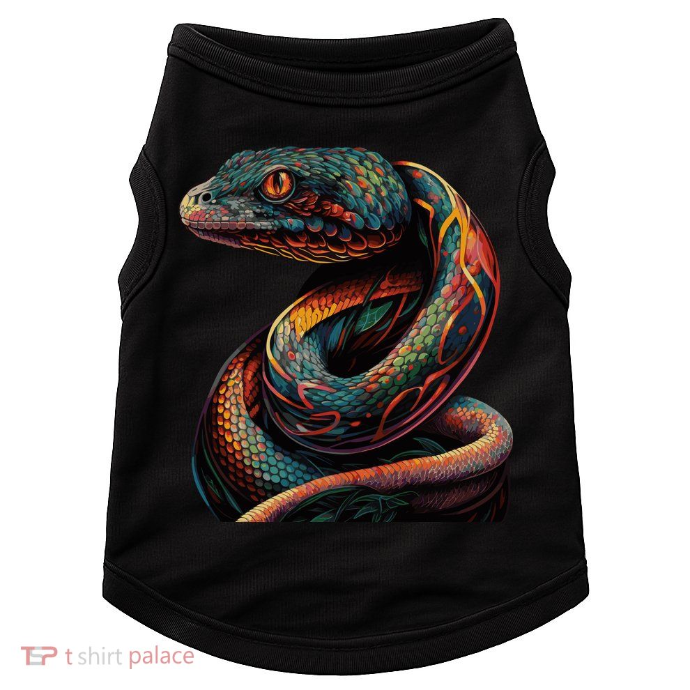 Realistic Snake Posing Doggie Tank